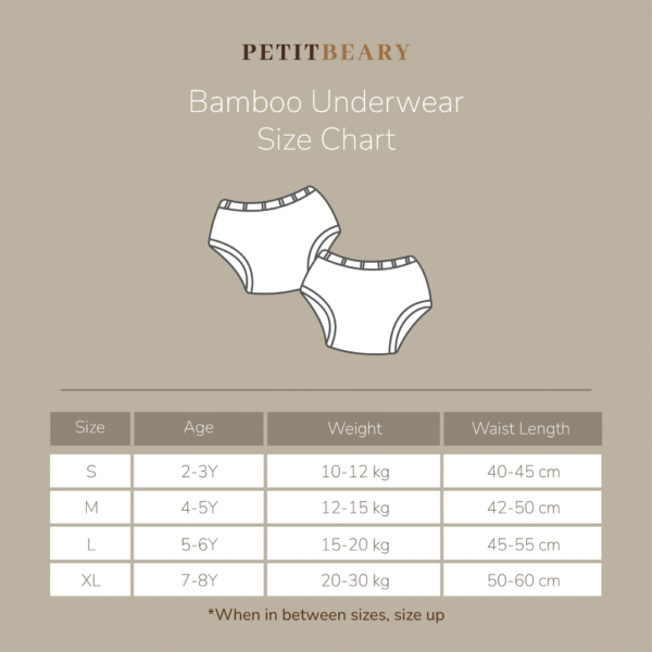 Bamboo Girl Underwear Brief 2-8Y 2pcs | Petit Beary