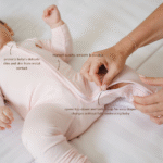 Bamboo Zipper Sleepsuit Baby 0-18M | Petit Beary