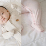 Bamboo Zipper Sleepsuit Baby 0-18M | Petit Beary