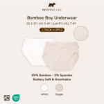 Bamboo Boy Underwear Brief 2-8Y 2pcs | Petit Beary