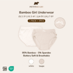 Bamboo Girl Underwear Brief 2-8Y 2pcs | Petit Beary