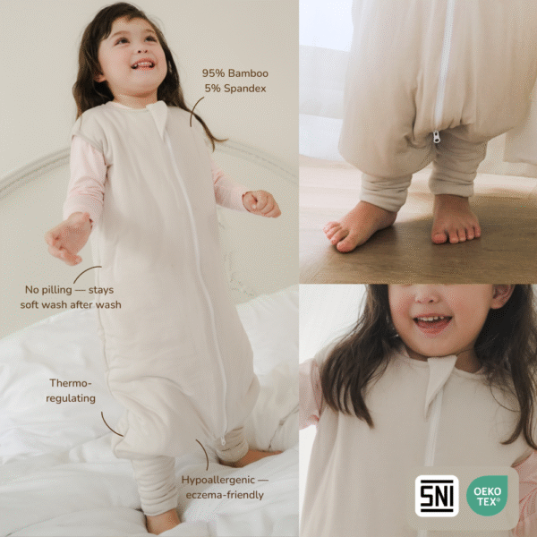 1.0 TOG Bamboo Toddler Sleepsack Walker 18M-4Y+ | Petit Beary