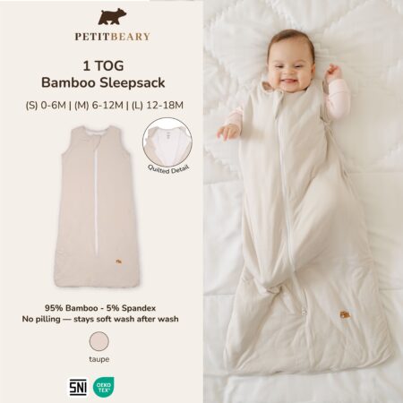 1.0 TOG Bamboo Sleepsack Wearable Blanket 0-36M | Petit Beary