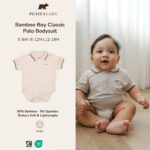 Bamboo Boy Classic Polo Bodysuit 0-18M | Petit Beary