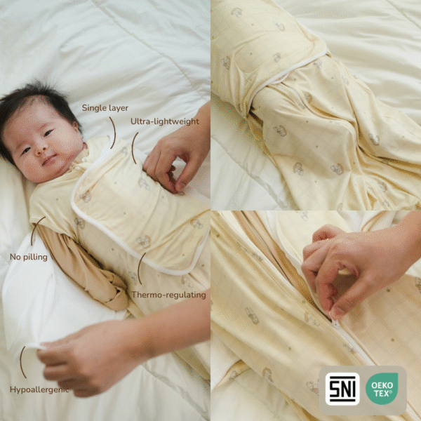 0.2 TOG Bamboo Sleepsack Wearable Blanket 0-36M Cradle & Gallop | Petit Beary
