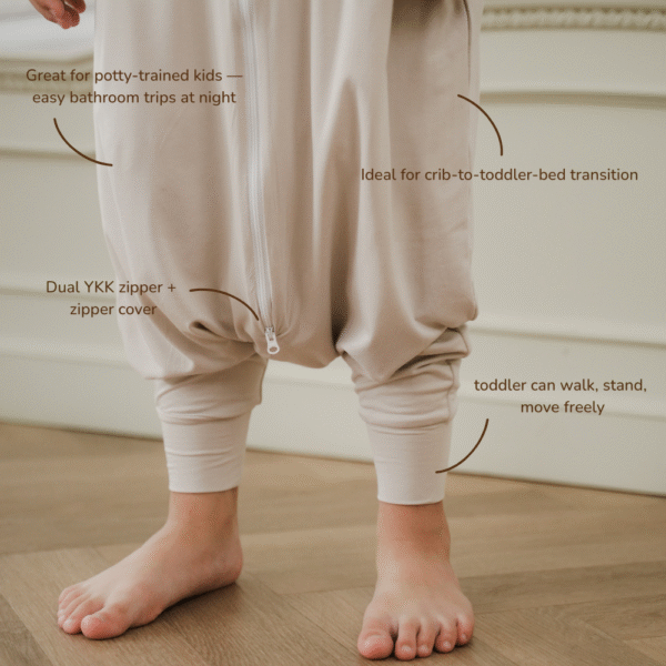 0.5 TOG Bamboo Toddler Sleepsack Walker 18M-4Y+ | Petit Beary