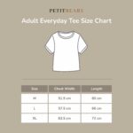 Adult Bamboo Unisex Everyday Tee - Tshirt M-XL Petit Beary