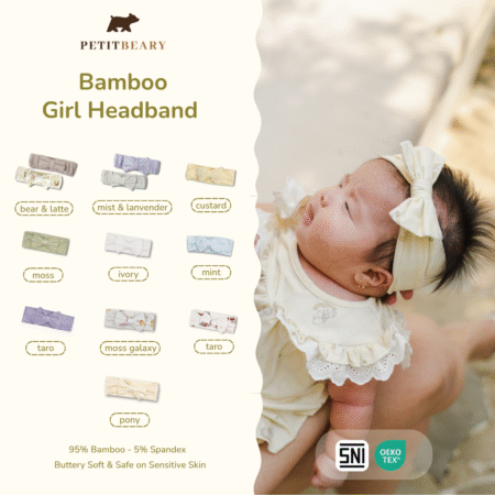 Bamboo Girl Headband | Pita Bando Anak Perempuan Petit Beary