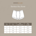 Bamboo Boy Boxer Brief 2-8Y Pack of 2pcs Cradle & Gallop | Boxer Anak Laki-Laki Petit Beary