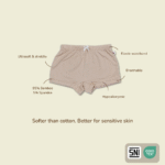 Bamboo Girl Boxer Brief 2-8Y Pack of 2pcs Cradle & Gallop | Boxer Anak Perempuan Petit Beary