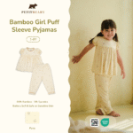 Bamboo Girl Puff Sleeve Pyjamas 1- 8Y | Petit Beary