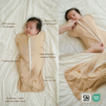 Bamboo Instant Swaddle Newborn 0- 3M Cradle & Gallop | Petit Beary
