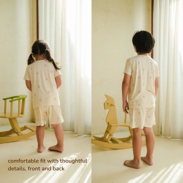 Bamboo Kids Basic Tee Set 1-8Y Cradle & Gallop | Petit Beary