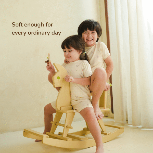 Bamboo Kids Basic Tee Set 1-8Y Cradle & Gallop | Petit Beary
