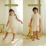 Bamboo Kids Basic Tee Set 1-8Y Cradle & Gallop | Petit Beary