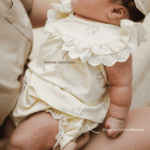 Bamboo Girl Ruffle Bloomer Set 0- 12M Cradle & Gallop | Petit Beary