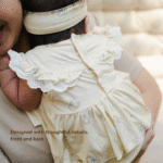 Bamboo Girl Ruffle Bloomer Set 0- 12M Cradle & Gallop | Petit Beary