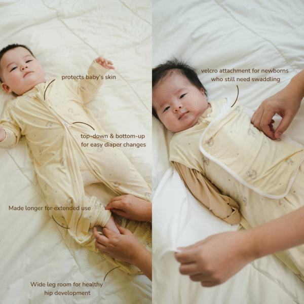 0.5 TOG Bamboo Sleepsack Wearable Blanket 0-36M Cradle & Gallop | Petit Beary