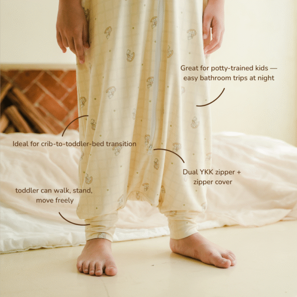 0.5 TOG Bamboo Toddler Sleepsack Walker 18M-4Y+ Cradle & Gallop | Petit Beary