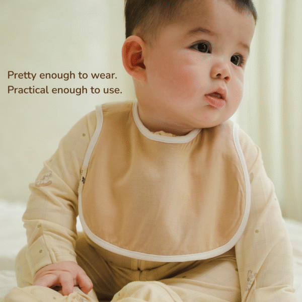 Bamboo Waterproof Reversible Snappy Bib pack of 2pcs Cradle & Gallop | Petit Beary