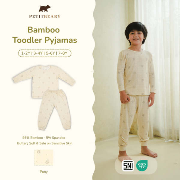 Bamboo Toddler Pyjamas Set 1-8Y Cradle & Gallop | Petit Beary