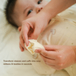 Bamboo Long-Sleeve Zipper Sleepsuit 0-18M Cradle & Gallop| Petit Beary