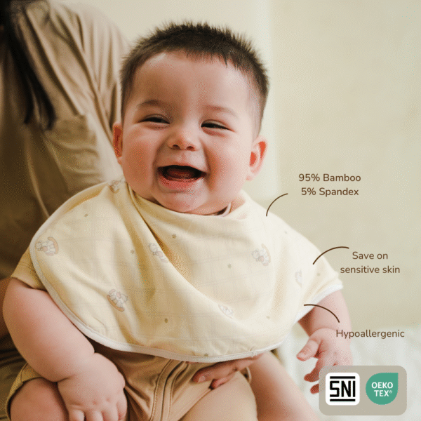 Bamboo Burpy Bibs Pack of 2pcs | Burp Cloth Bib Anti Gumoh Petit Beary
