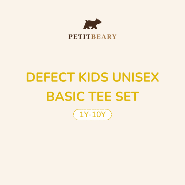 DEFECT KIDS UNISEX TEE SET (1Y-10Y)