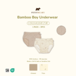 Bamboo Boy Underwear Brief 2-8Y Pack of 2pcs Cradle & Gallop | Celana Dalam Anak Laki-Laki Petit Beary