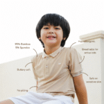 Bamboo Boy Classic Polo Top 1-6Y | Petit Beary