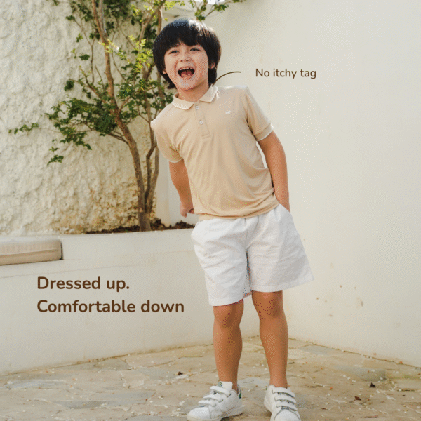 Bamboo Boy Classic Polo Top 1-6Y | Petit Beary
