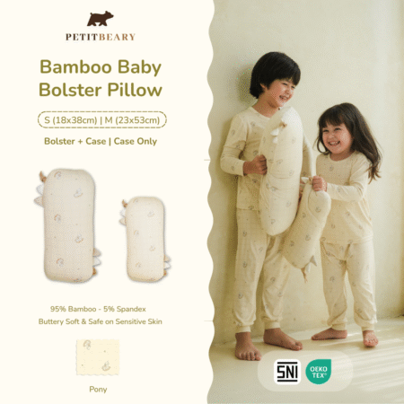 Bamboo Baby Toddler Bolster Pillow S-M Cradle & Gallop | Petit Beary