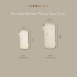 Bamboo Baby Toddler Bolster Pillow S-M Cradle & Gallop | Petit Beary